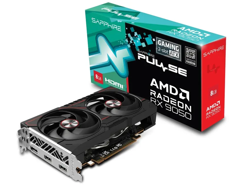 AMD Radeon RX 9050 สองรุ่นความจุสะเทือนตลาดการ์ดจอเริ่มต้น