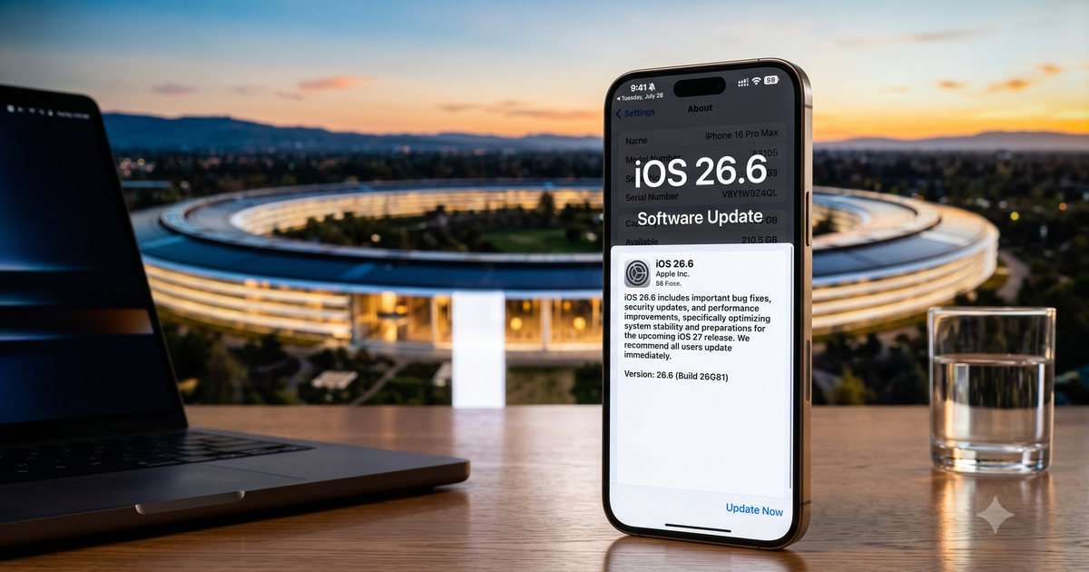 iOS 26.6 และ macOS 26.6 ปิดช่องโหว่ครั้งใหญ่ ทำไมต้องอัปเดตทันที
