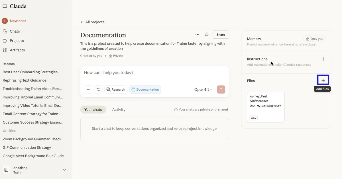 จัด AI Workflow ให้เป็นระบบด้วย Claude Projects ฟีเจอร์