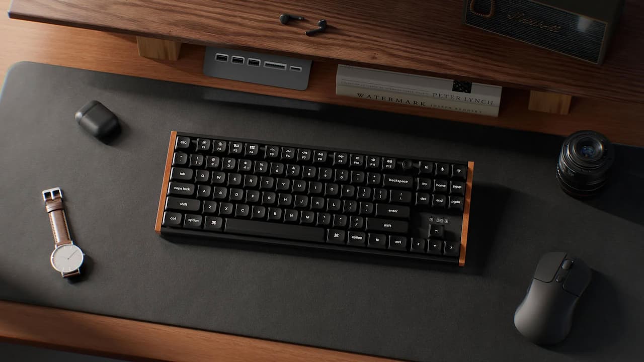 รีวิว Keychron K1 Ultra TKL Low-Profile คอมแพกต์หรูไม้กุหลาบกับไร้สาย 8K