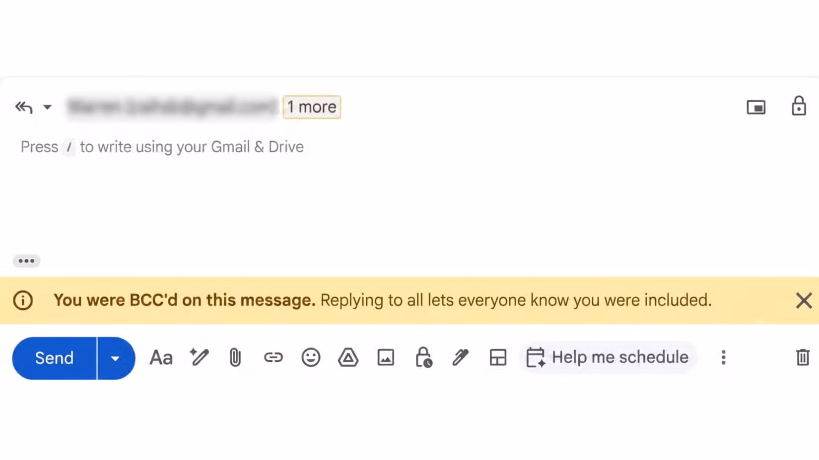 Gmail เพิ่มเกราะกันพลาด Reply-all เมื่อคุณถูก BCC เพื่อรักษาหน้าบนที่ทำงาน