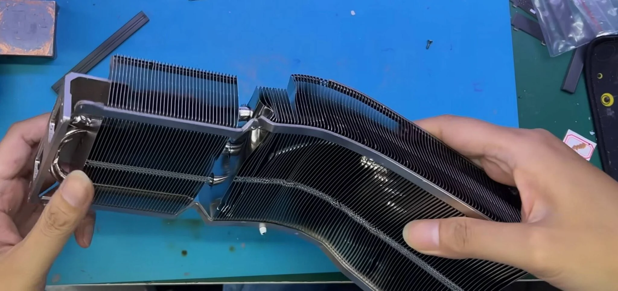 RTX 5060 Ti ซ่อมจากซากรถชน: การ์ดจอคดงอที่ไม่ยอมตาย