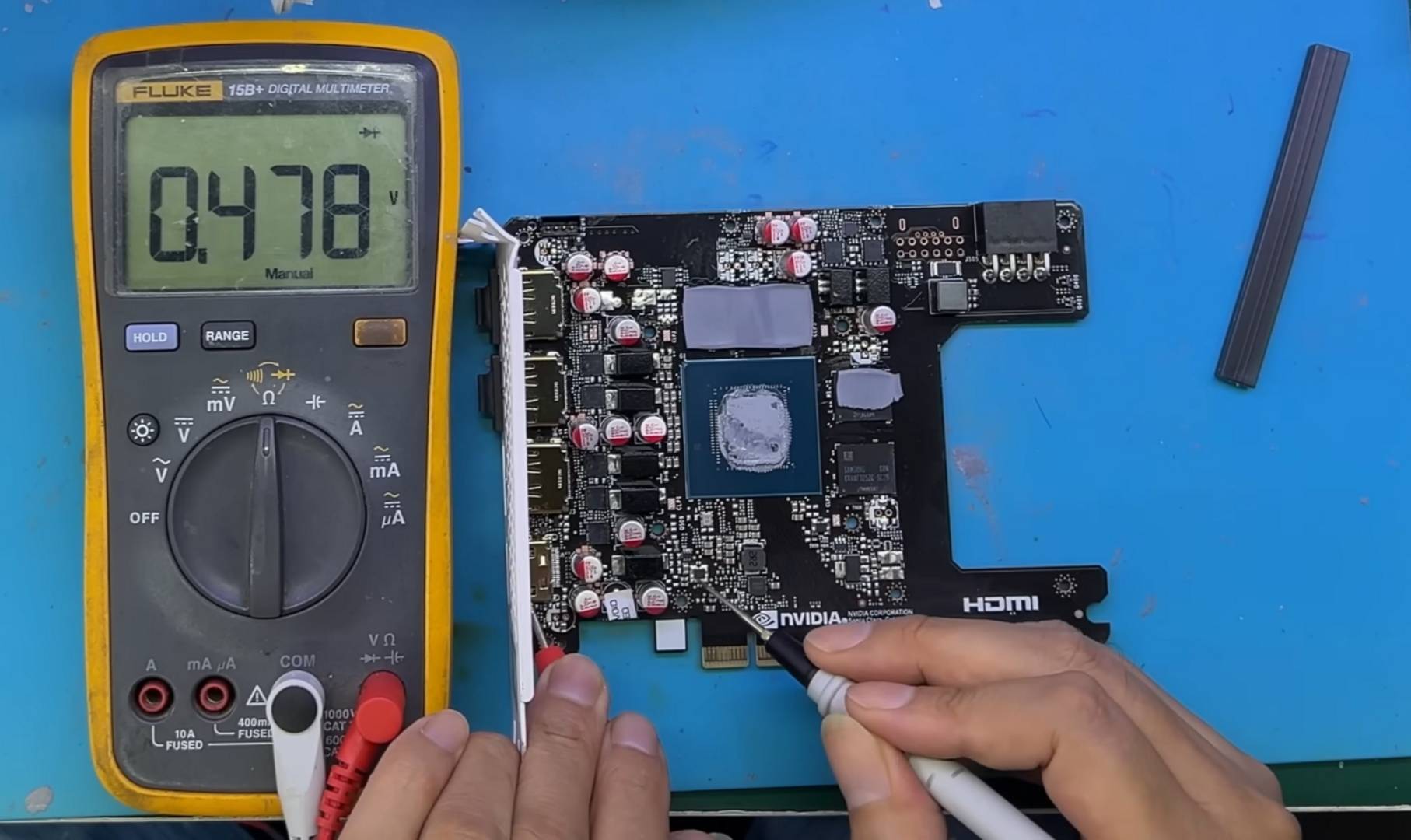 RTX 5060 Ti ซ่อมจากซากรถชน: การ์ดจอคดงอที่ไม่ยอมตาย