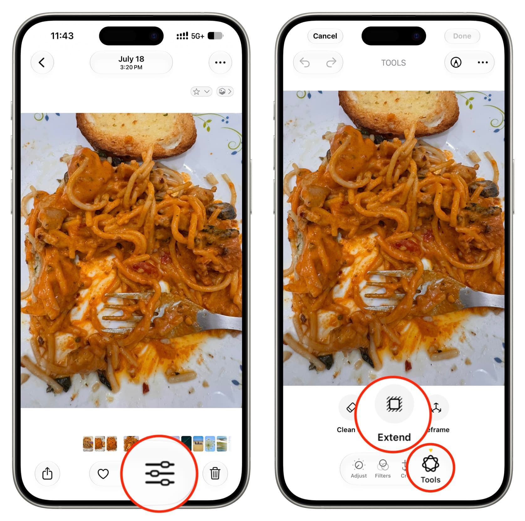 ขยายรูปภาพ iPhone ให้กว้างกว่าเดิมด้วย Apple Intelligence