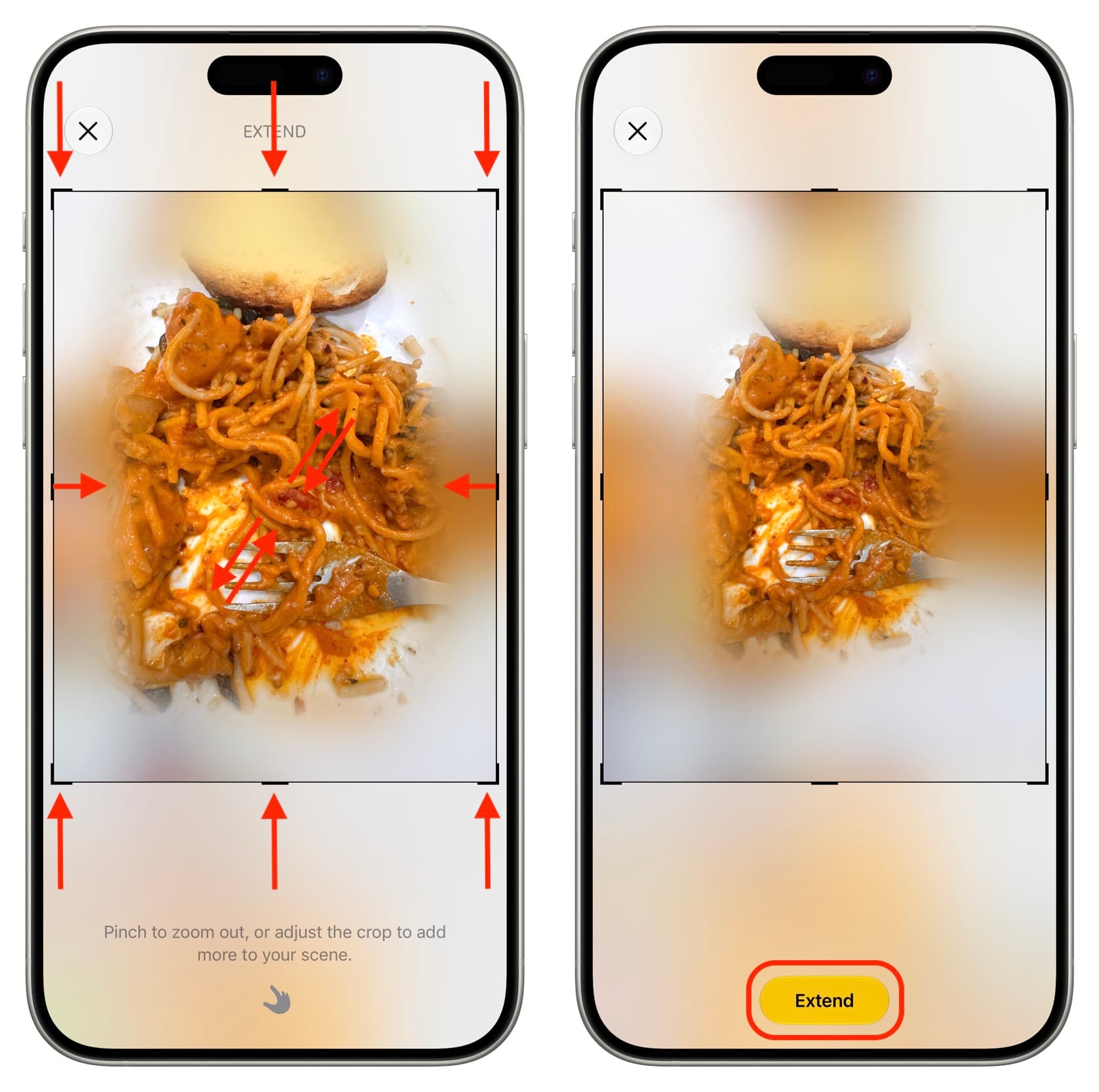 ขยายรูปภาพเกินขอบเดิมด้วย Apple Intelligence บน iPhone และ Mac