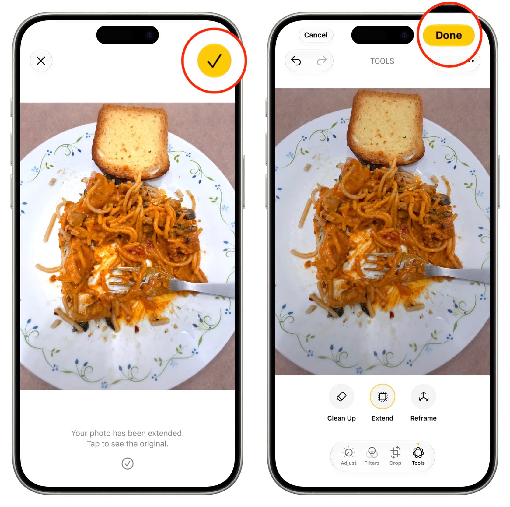 ขยายรูปภาพเกินขอบเดิมด้วย Apple Intelligence บน iPhone และ Mac