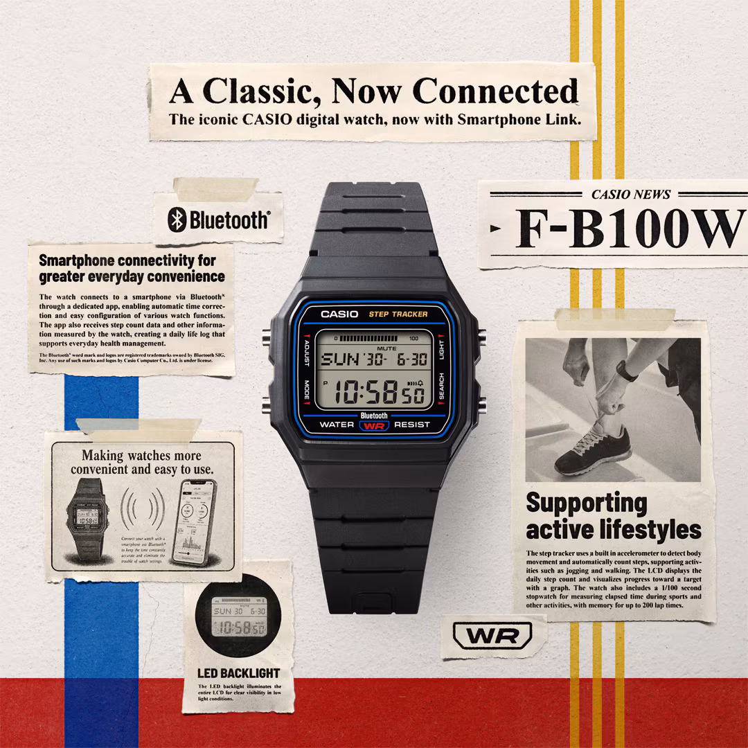 เมื่อเรโทรใส่สมาร์ท: นาฬิกา Casio รุ่นใหม่ที่ติดตามสุขภาพได้โดยไม่เสียสไตล์