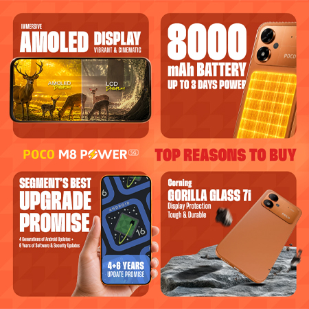POCO M8 Power vs realme P4 Power 5G แบตฯสายอึดตัวไหนคุ้มกว่ากัน