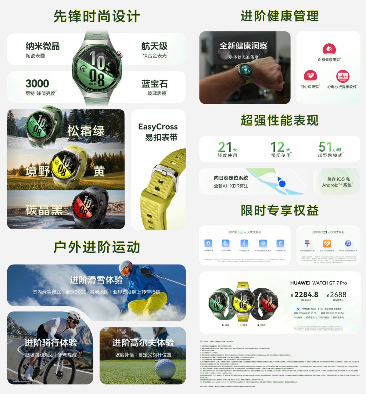Huawei Watch GT 7 ผลักดันสมาร์ตวอตช์กีฬา ด้วยแบต 21 วันและจอ 3000 nits