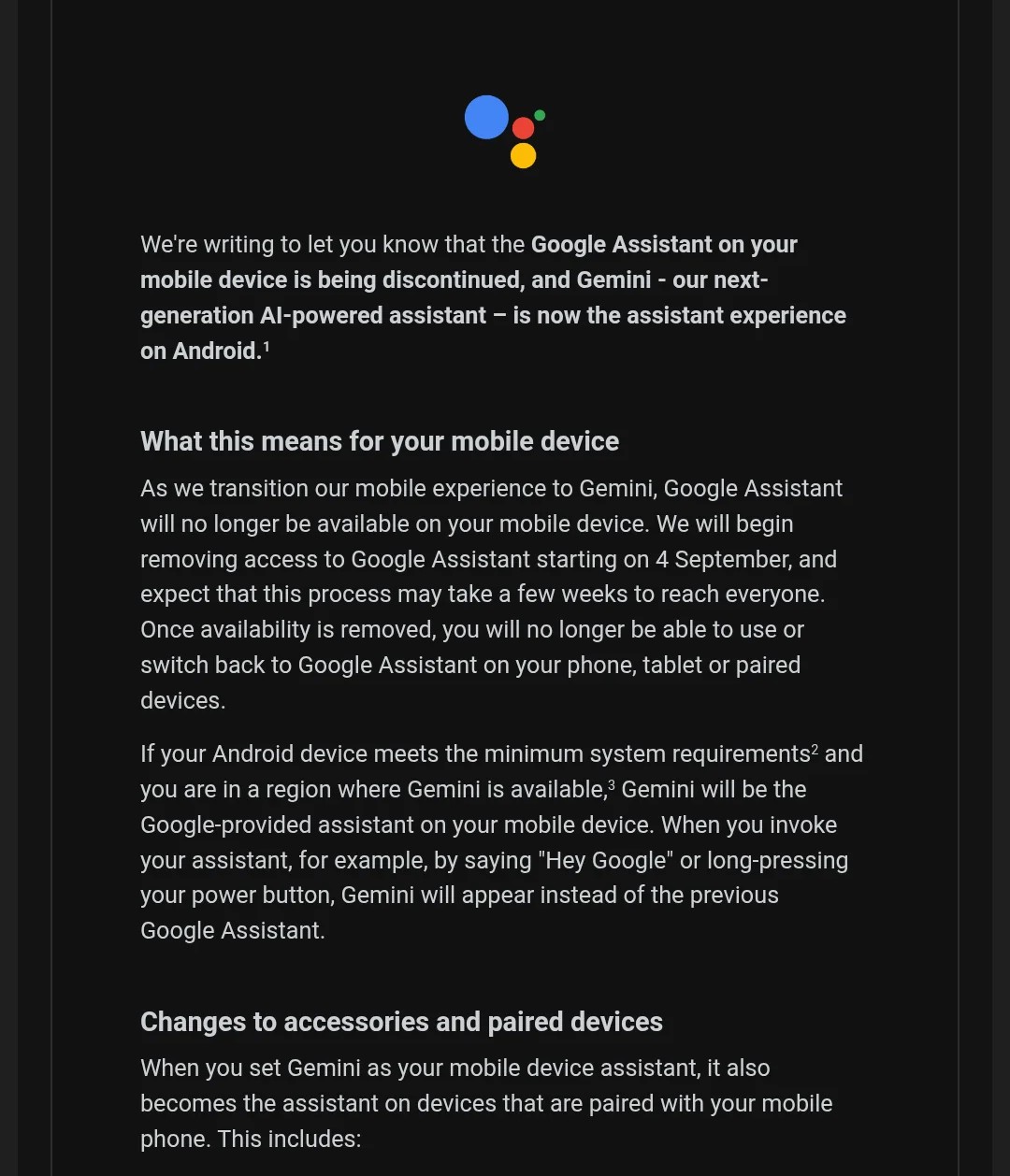 Google Assistant กำลังปิดฉากบน Android เตรียมต้อนรับ Gemini