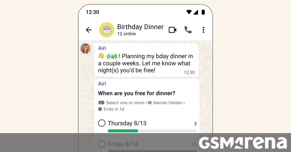 ฟีเจอร์ @all และโพลล์ใหม่ ทำให้ WhatsApp กลุ่มแชท คุมง่ายขึ้น