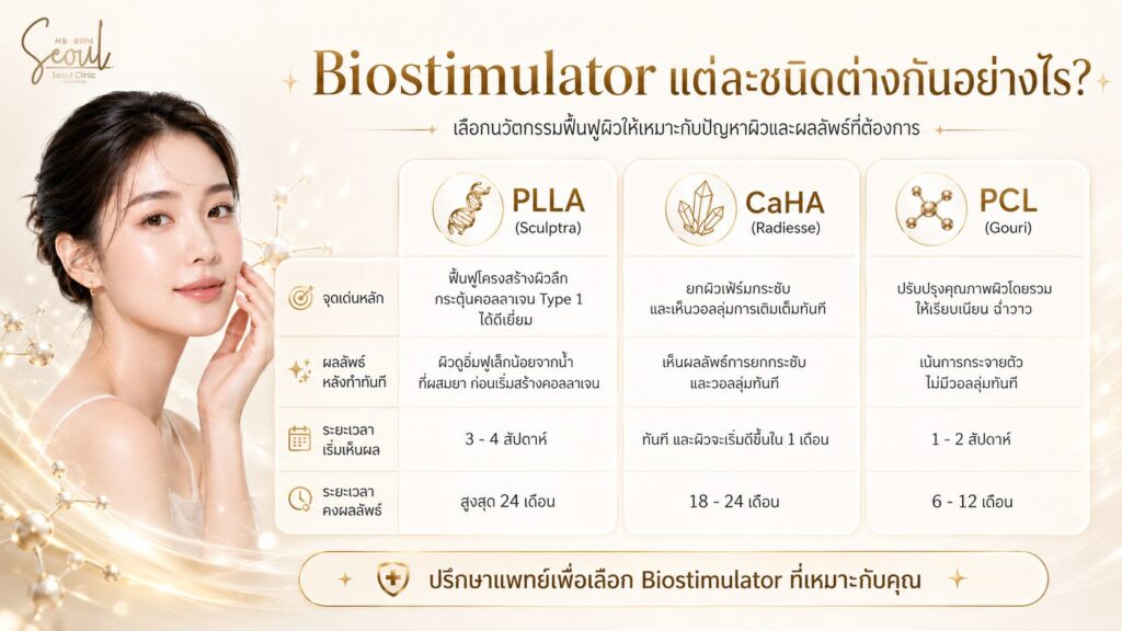 Collagen Biostimulators ทางเลือกฟื้นผิวแบบธรรมชาติที่ไปไกลกว่าการทดแทน Botox