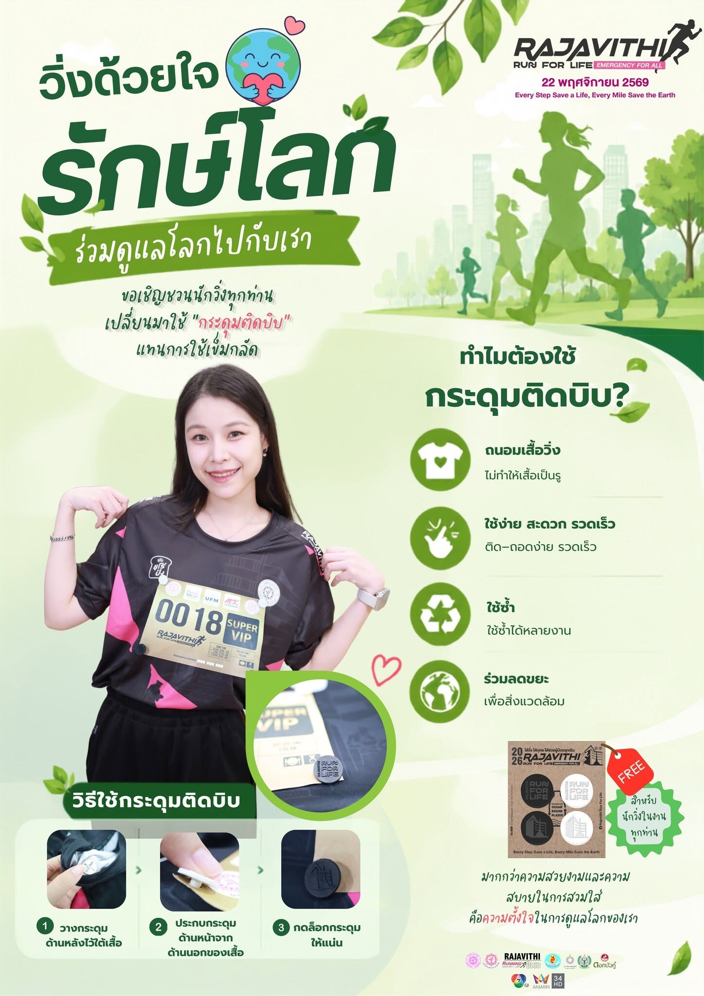 งานวิ่งการกุศลที่ต้องไปให้ได้ จากเมืองทองธานีถึงราชวิถี