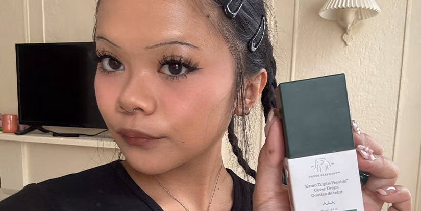 รีวิว Kamo Triple-Peptide Cover Drops รองพื้นเปปไทด์ที่เป็นได้ทั้งเซรั่มและเมกอัป
