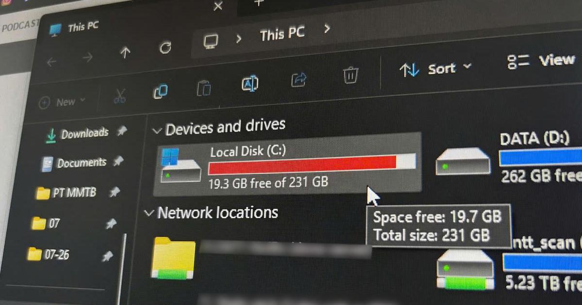 คืนพื้นที่หลายสิบกิกะไบต์บน Windows แบบไม่เสี่ยงพังเครื่อง