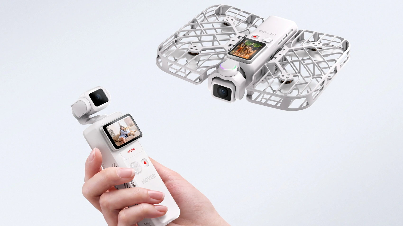 ไฮบริดกล้องกิมบอลที่บินได้ HoverAir Versa สำหรับยุคคอนเทนต์พกพา
