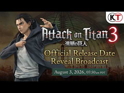 Attack on Titan 3 PC เปิดวันล่าไททันบน Steam 10 ธันวาคม