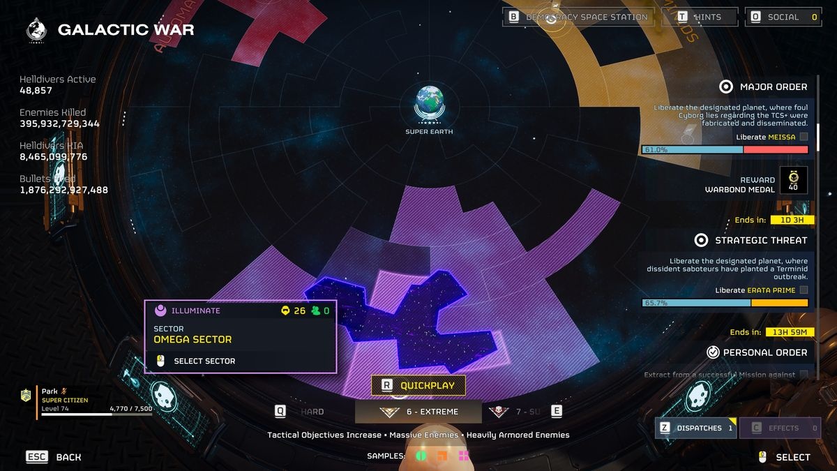 Helldivers 2 อัปเดตใหญ่รับการคืนชีพของ Illuminate และการขยายเลเวลสูงสุด