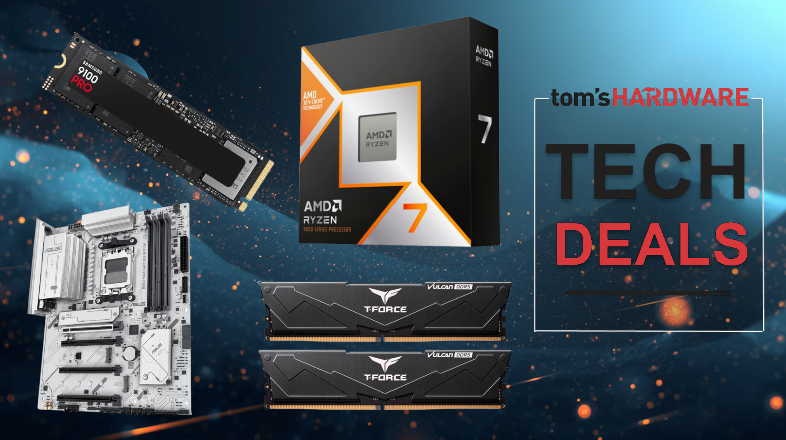 ดีล Ryzen 9800X3D AM5 combo bundle พร้อม B850 และชุดน้ำคุ้มไหม