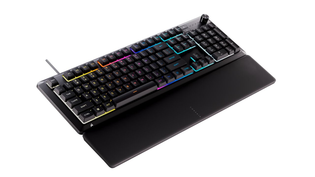 รีวิว Corsair Skiff 100 Plus คีย์บอร์ดเกมมิ่งราคาถูกสายเมมเบรน