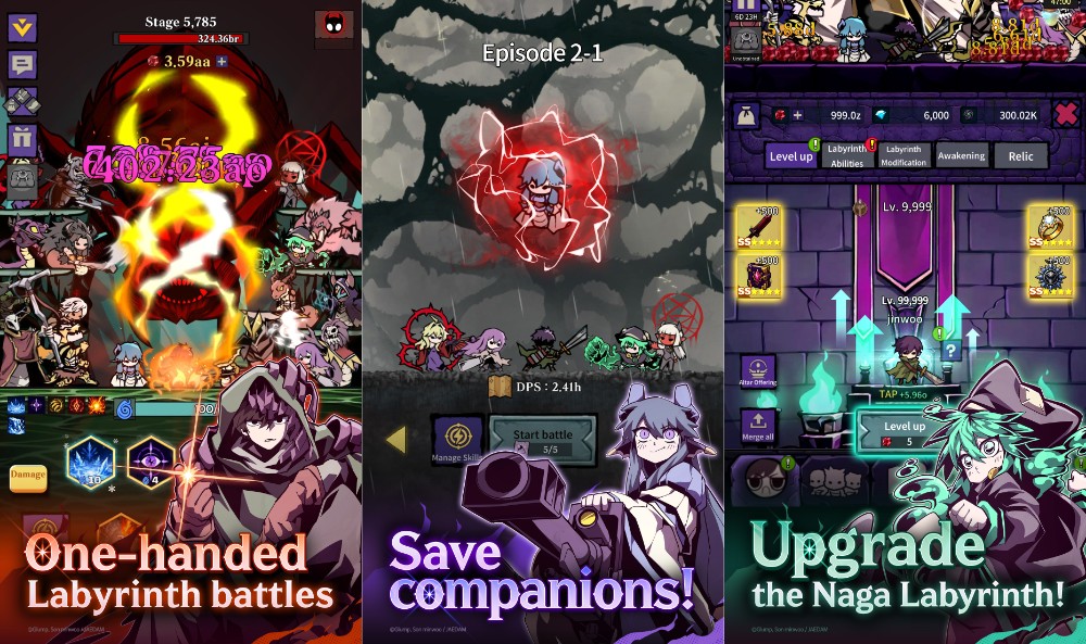Dungeon Odyssey: Idle RPG ใหม่จากเว็บตูนดังลงมือถือแล้ว