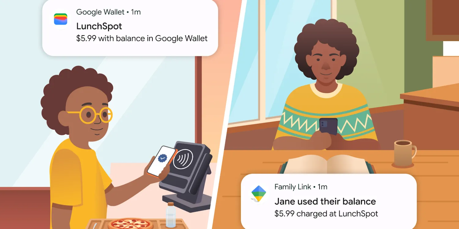 ให้บุตรหลานใช้จ่ายแบบดิจิทัลได้อย่างปลอดภัยด้วย Google Wallet