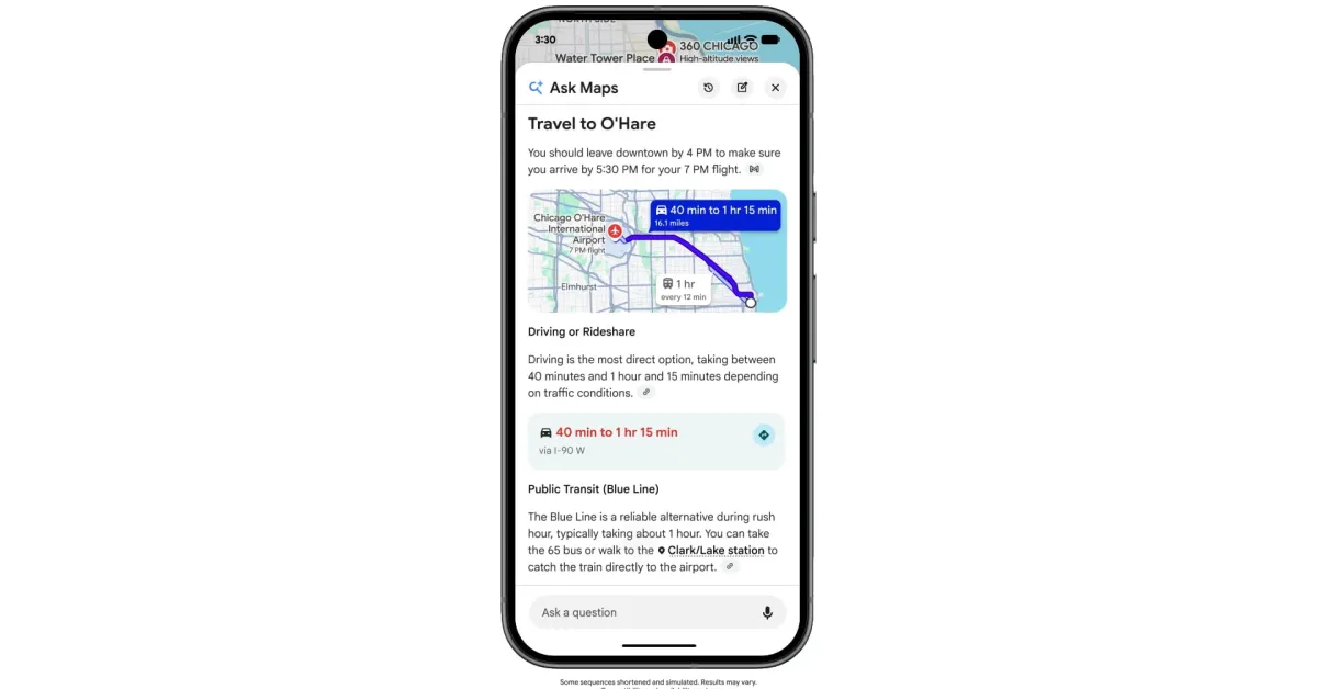Google Maps กลายเป็นผู้ช่วย AI ส่วนตัวที่จัดการทั้งวันให้คุณ