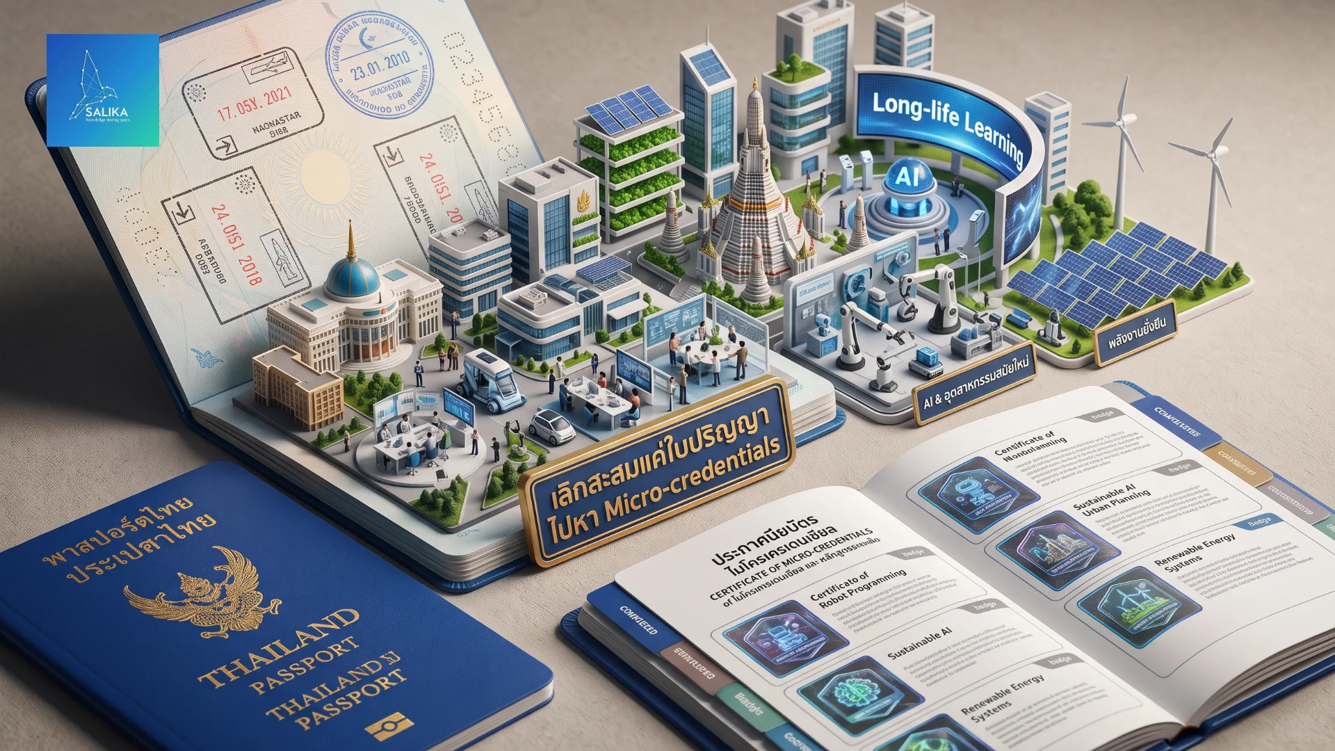 5 คอร์ส AI ฟรีและ Micro-credentials ที่ควรเรียนเพื่ออัปสกิลงานยุคปัญญาประดิษฐ์