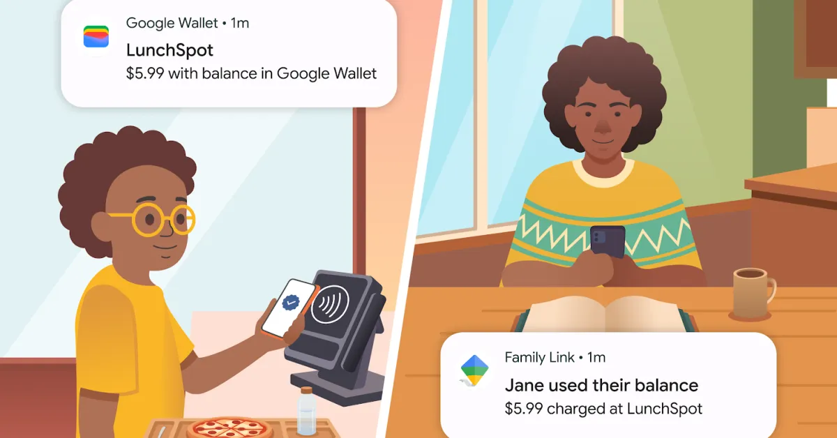 ให้บุตรหลานใช้จ่ายแบบดิจิทัลได้อย่างปลอดภัยด้วย Google Wallet