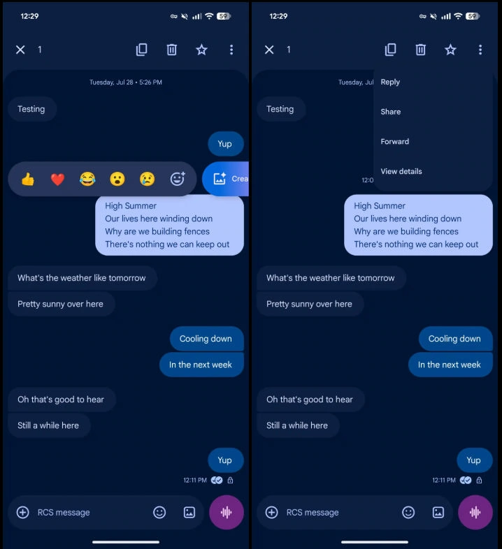 Google Messages อัปเดตเมนู UI ใหม่ ใช้งานด้วยมือเดียวสะดวกขึ้น