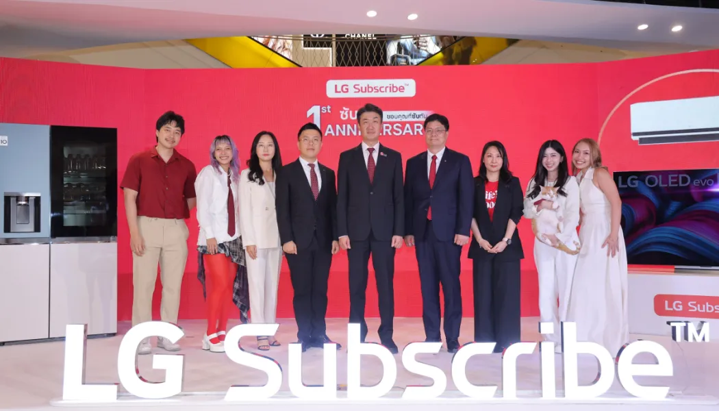 แอลจี Subscribe ครบรอบ 1 ปี: โมเดลสมัครใช้เครื่องใช้ไฟฟ้าอัจฉริยะเปลี่ยนเกมบ้านยุคใหม่