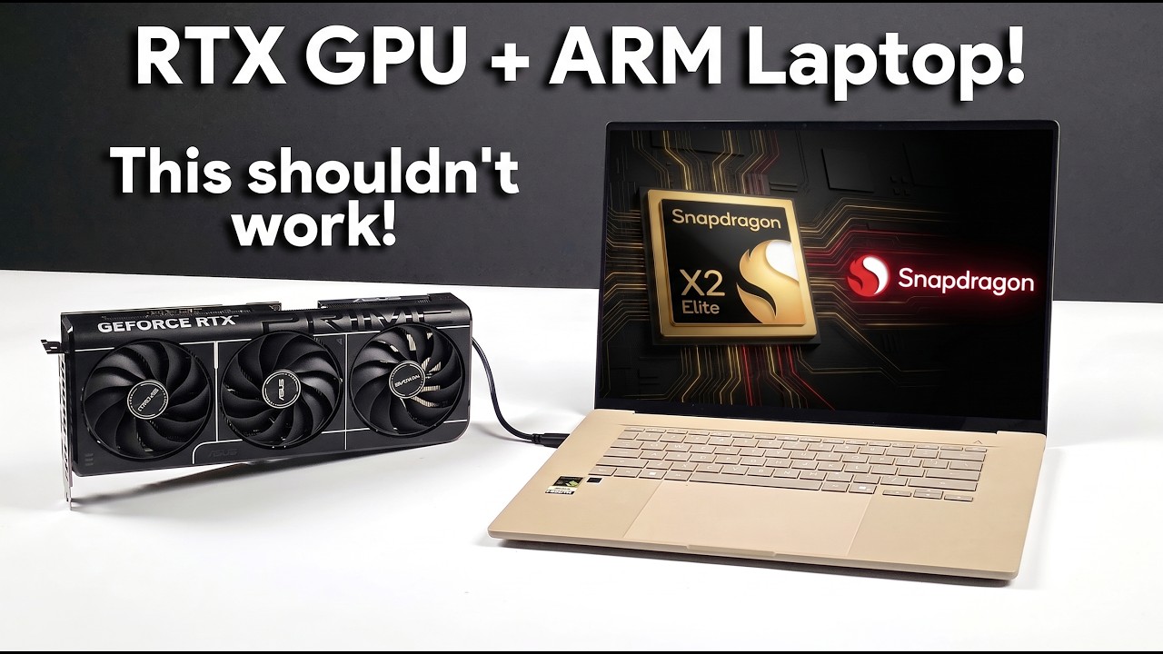อัปเกรด eGPU external graphics ให้ Steam Machine และโน้ตบุ๊ก Snapdragon