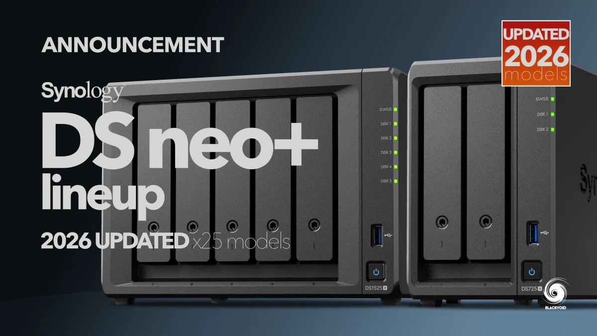 Synology neo+ ทางเลือก NAS ราคาประหยัดที่ยังแรงครบเครื่อง
