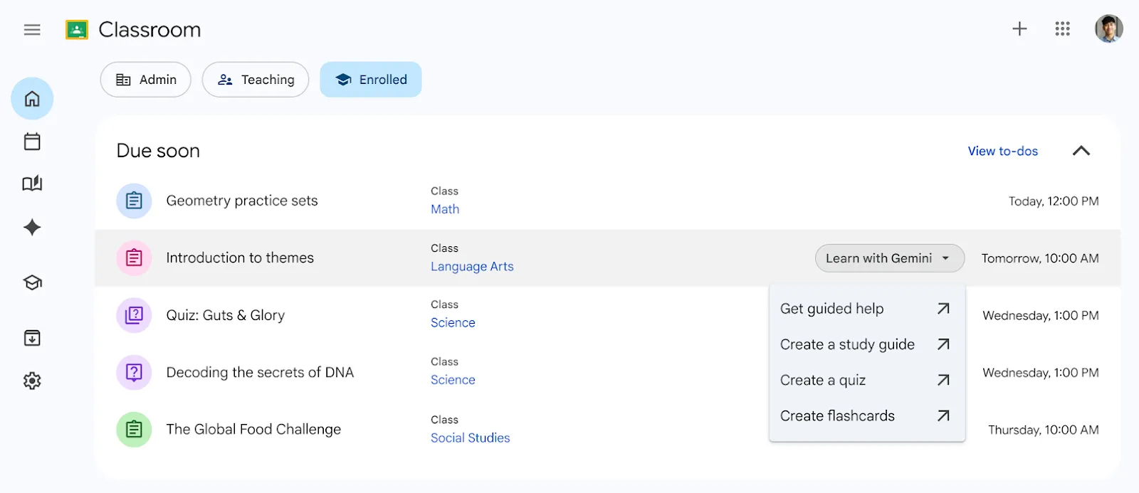 Gemini AI ใน Google Classroom เปลี่ยนห้องเรียนอย่างไร