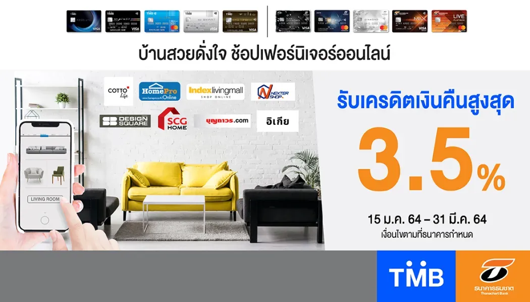 คู่มือเลือกบัตรเครดิต cashback เพื่อช้อปไอที ไลฟ์สไตล์ และแต่งบ้านให้คุ้มสุด