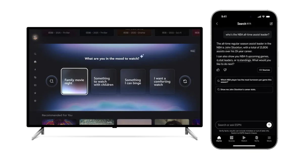 AI ค้นหาสตรีมมิ่ง เปลี่ยนคำถามว่า “ดูอะไรดี” ให้หายไป