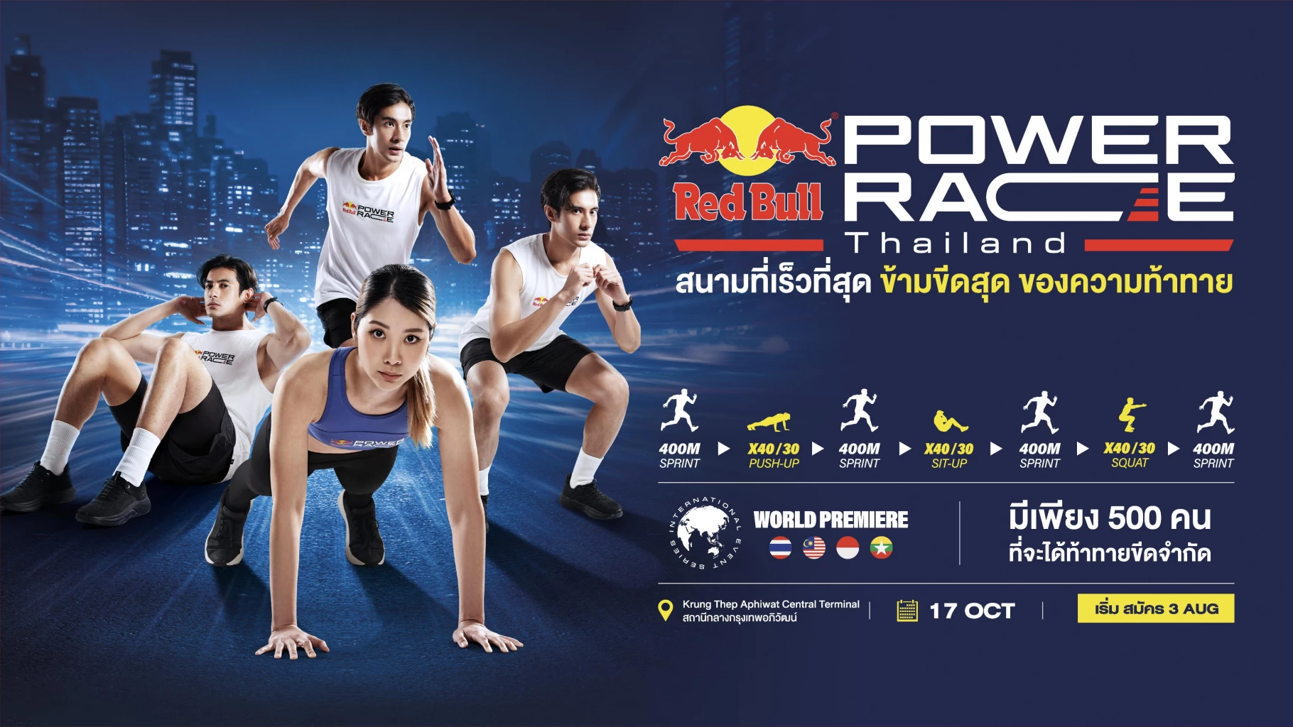 Red Bull Power Race ฟิตเนสเรสซิ่งไฮบริดที่เขย่าวงการวิ่งและสายฟิต