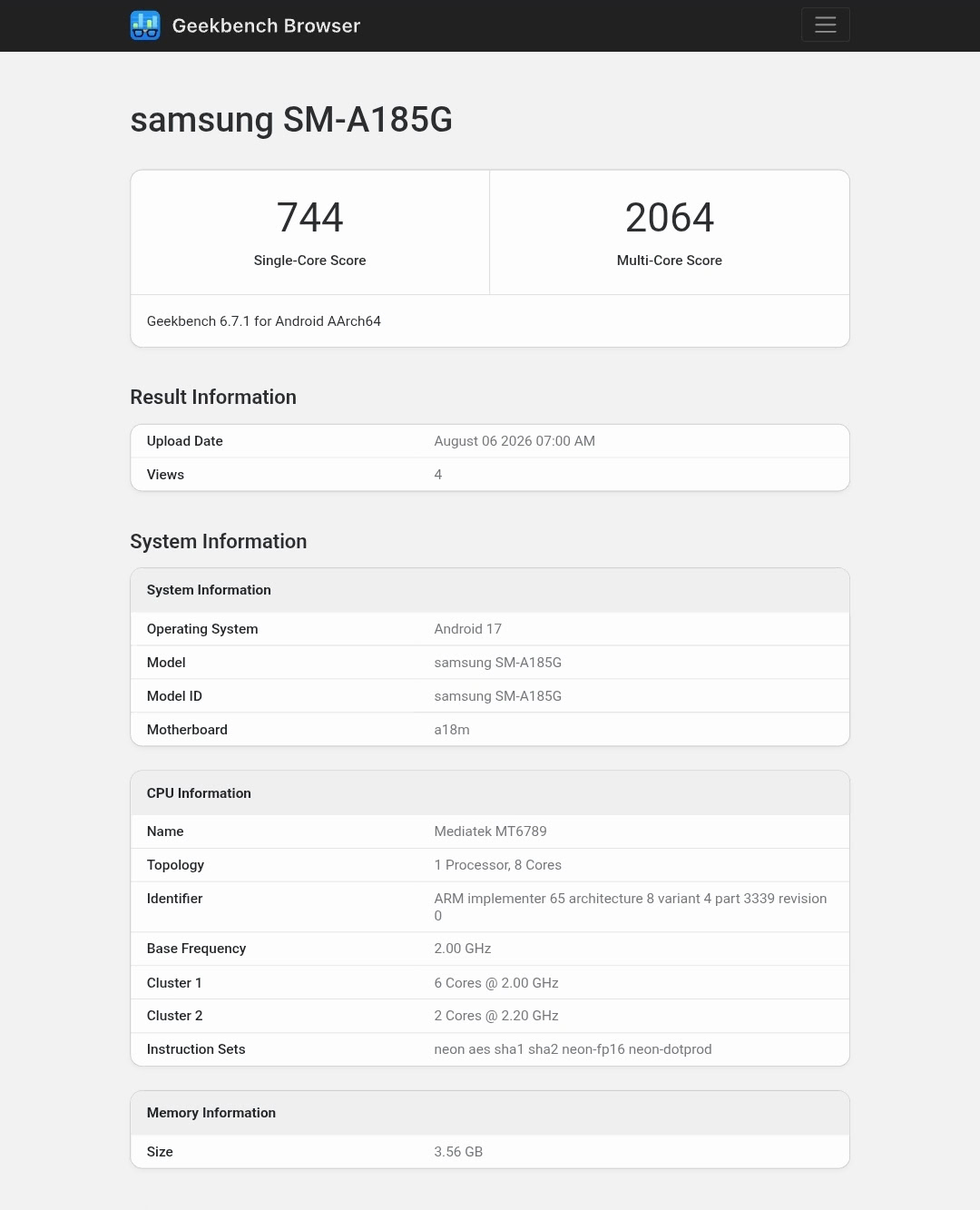 Samsung Galaxy A18 สเปคหลุด: Helio G99 กับ Android 17 สำหรับสายประหยัด
