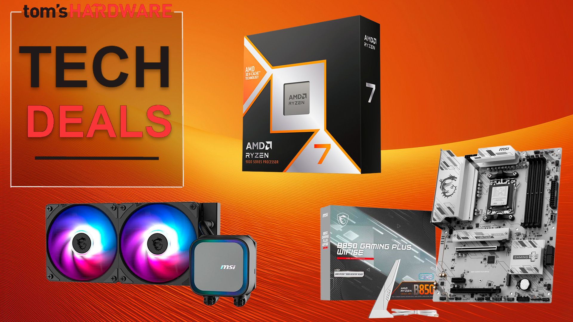 ดีล Ryzen 9800X3D AM5 combo bundle พร้อม B850 และชุดน้ำคุ้มไหม