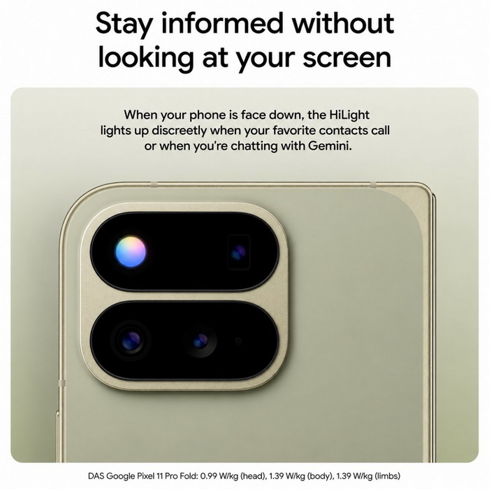Pixel 11 Pro HiLight เปลี่ยนไฟแจ้งเตือนให้เป็นภาษาสีของคุณ