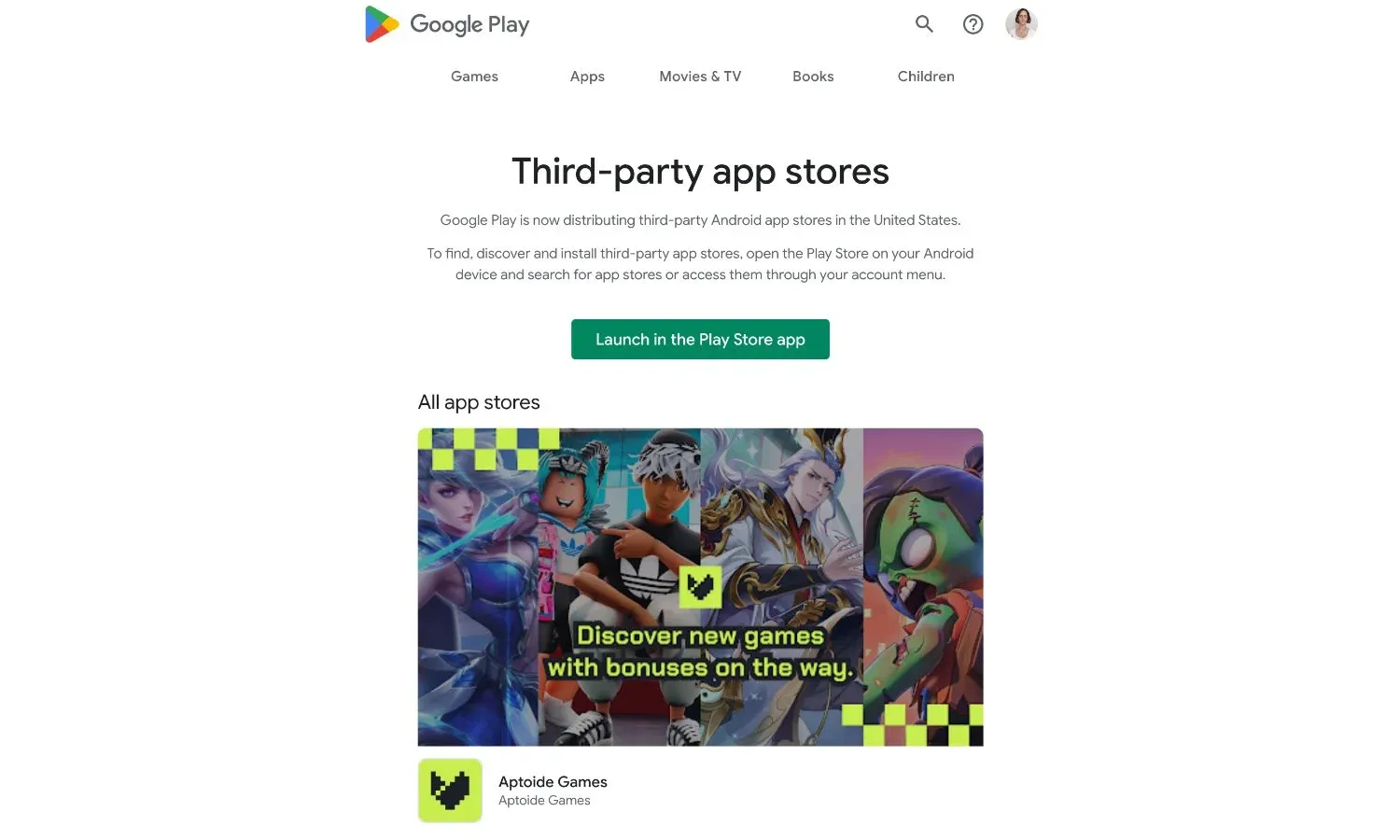 Aptoide Games: ร้านค้าแอปคู่แข่งรายแรกที่โผล่ใน Google Play Store