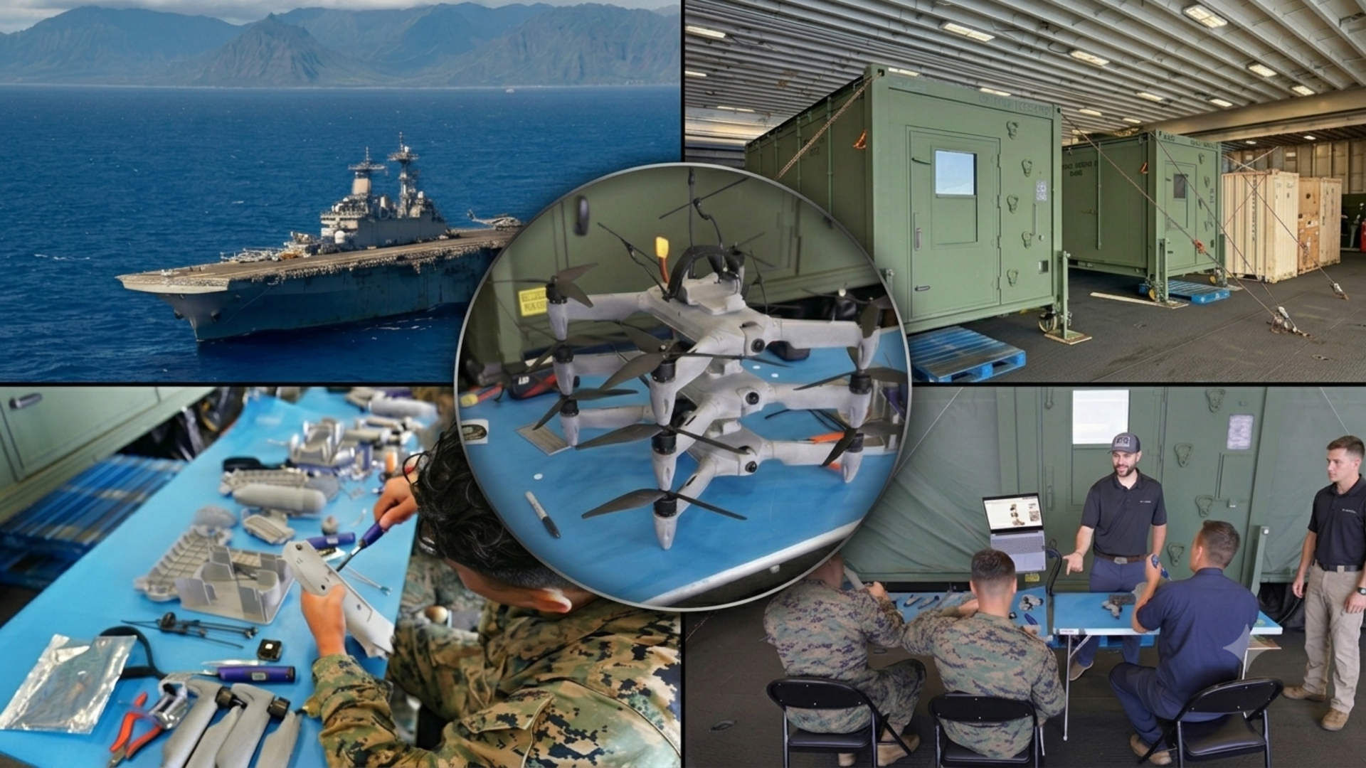 3D printing military เปลี่ยนสมรภูมิเรือรบ สร้างโดรนกลางทะเล