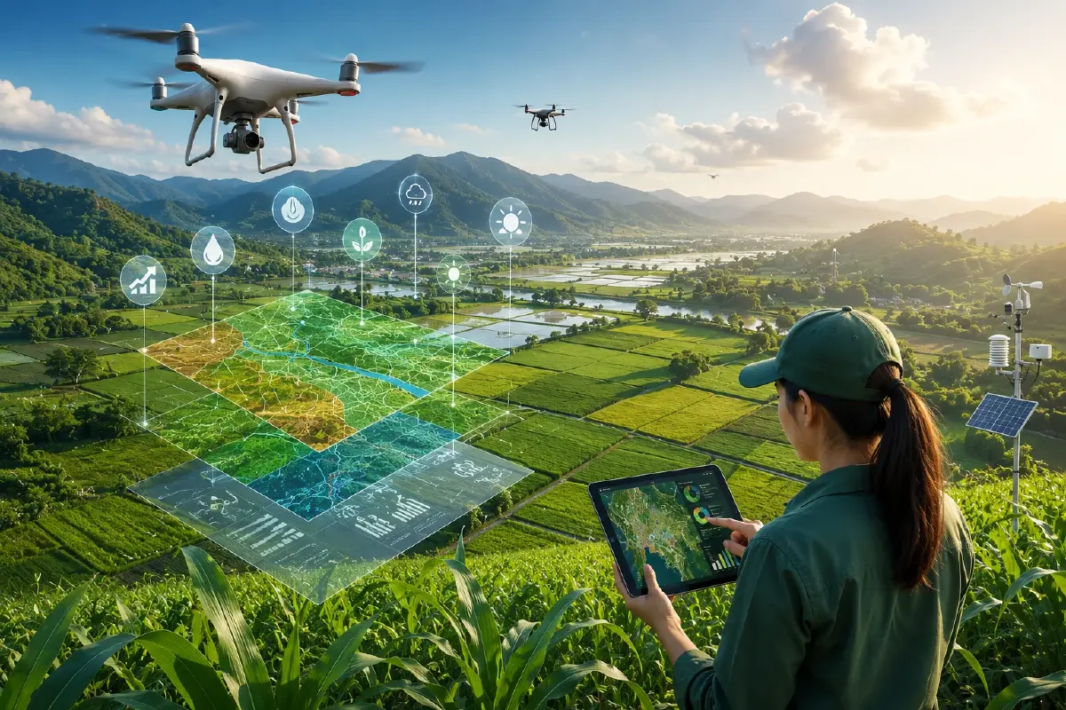 Agri-Map 2 และเครือข่ายดิจิทัลเกษตร: สมองกลางใหม่ของการตัดสินใจ