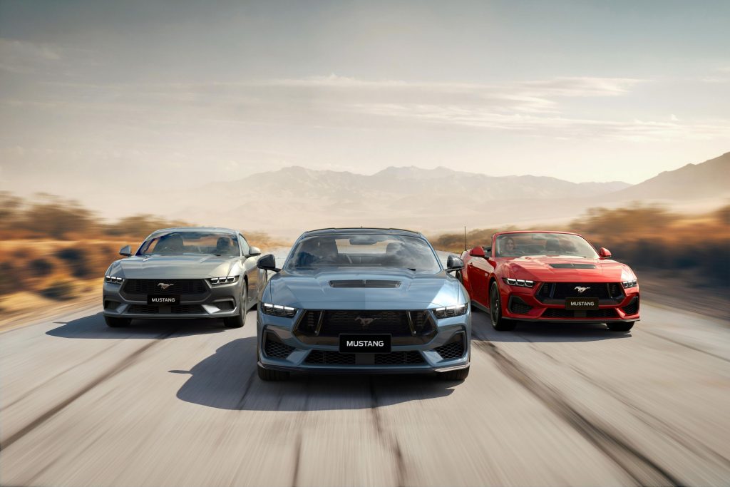 Ford Mustang Mach 4 ซีดาน V8 Hybrid ความหวังใหม่ของสายแรง