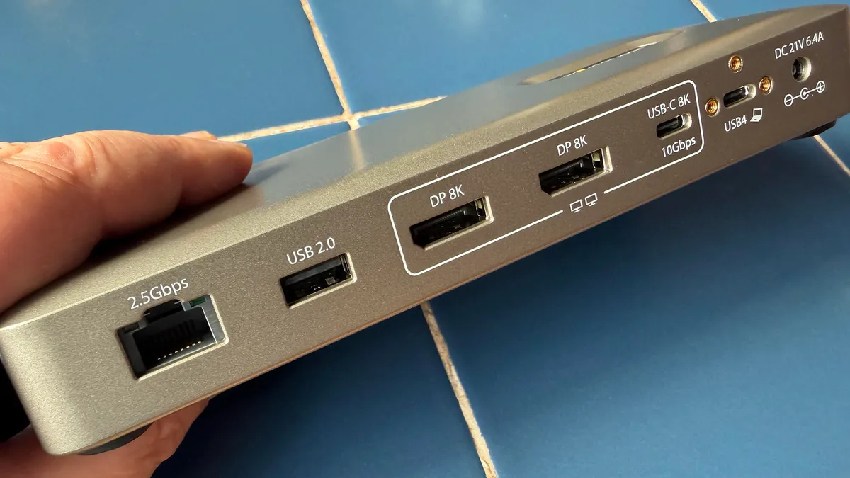 Mac docking station ราคาดีที่ให้จอคู่ลื่นไหลโดยไม่ง้อ Thunderbolt