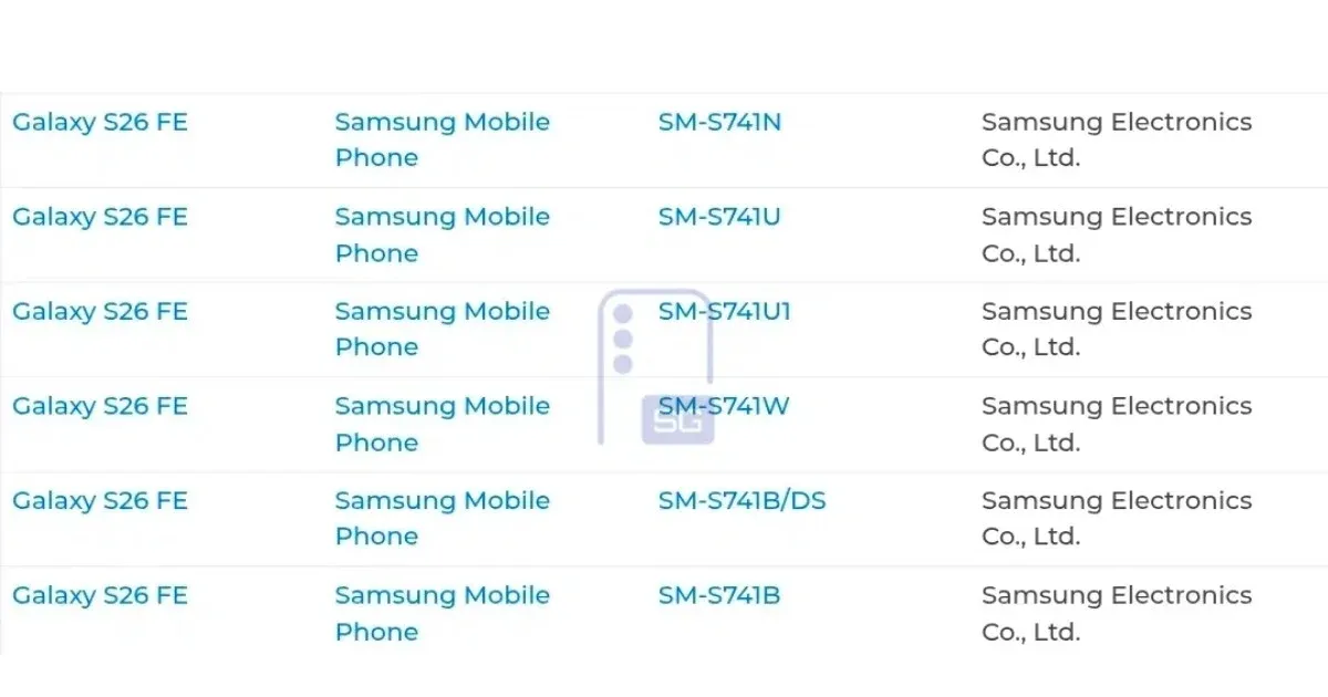 ถอดรหัส Galaxy S26 FE และ Tab S12 จากการรับรอง Bluetooth SIG
