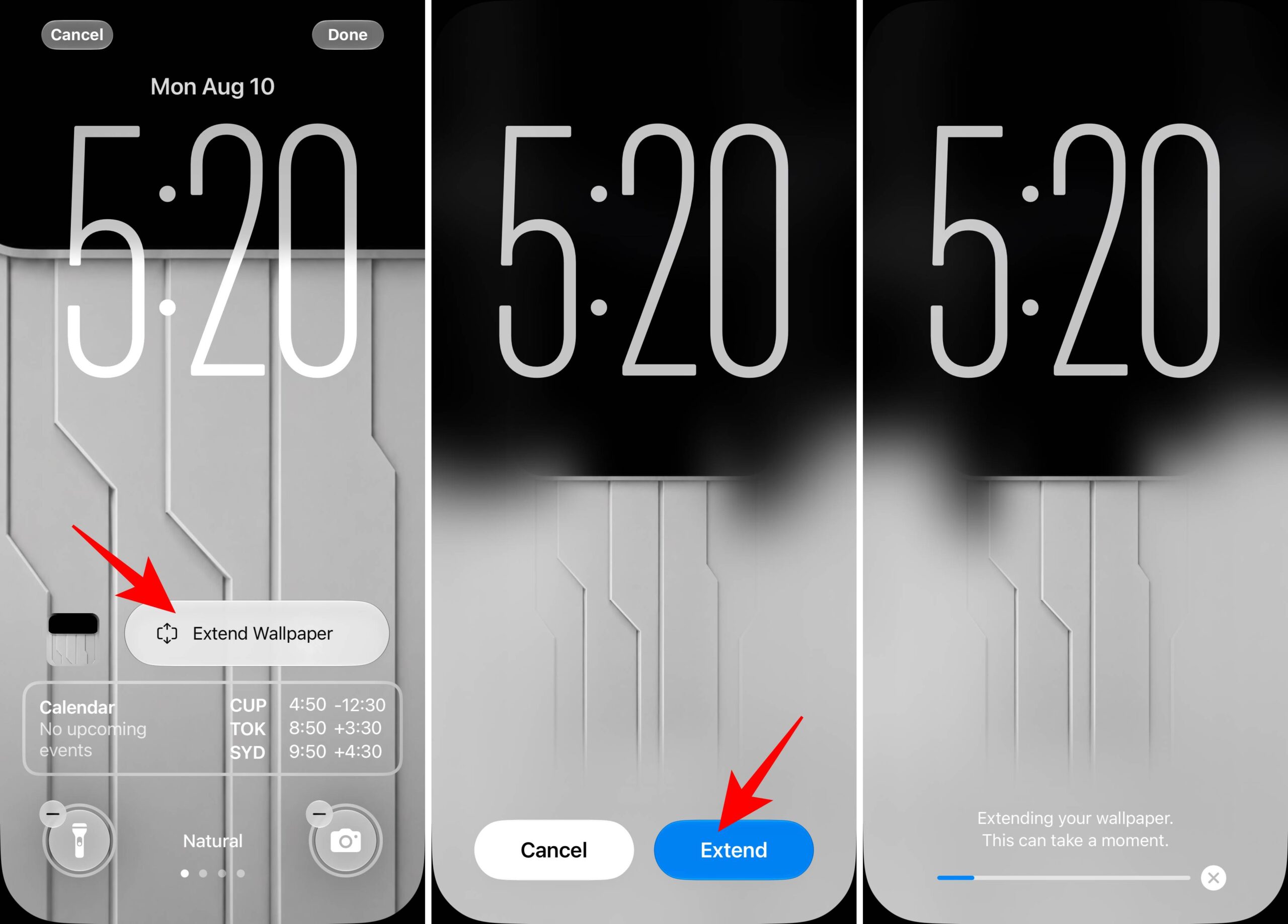 จัดระเบียบ Lock Screen ใหม่ด้วย compact clock บน iOS 27