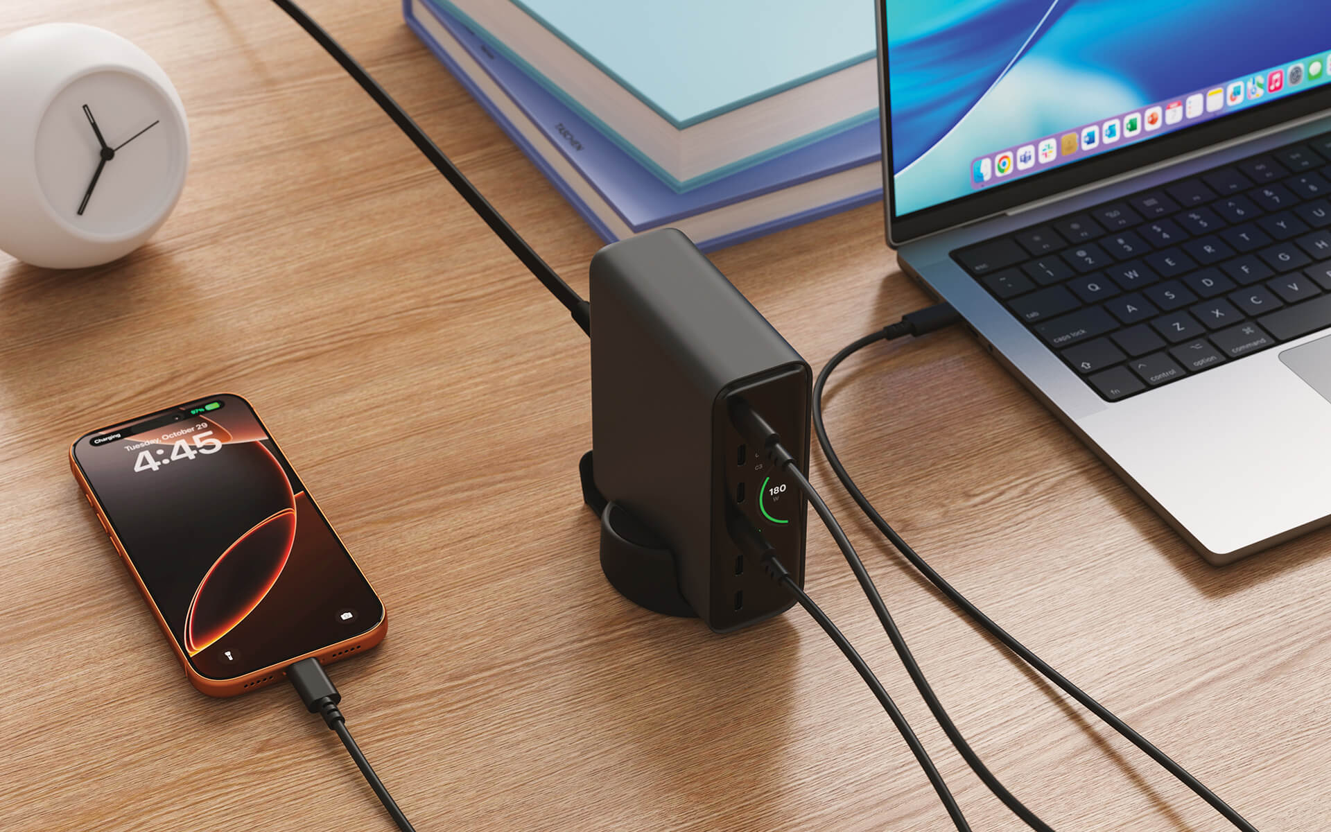 Desktop Power Station 240W จบทุกสายชาร์จบนโต๊ะทำงาน