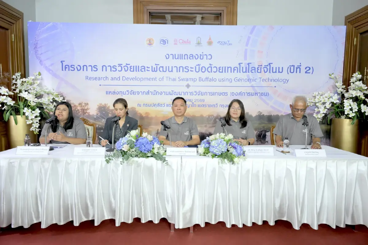 จีโนมควายไทยถูกถอดรหัส: ก้าวใหม่สู่การปรับปรุงพันธุ์แม่นยำและการอนุรักษ์พันธุกรรม