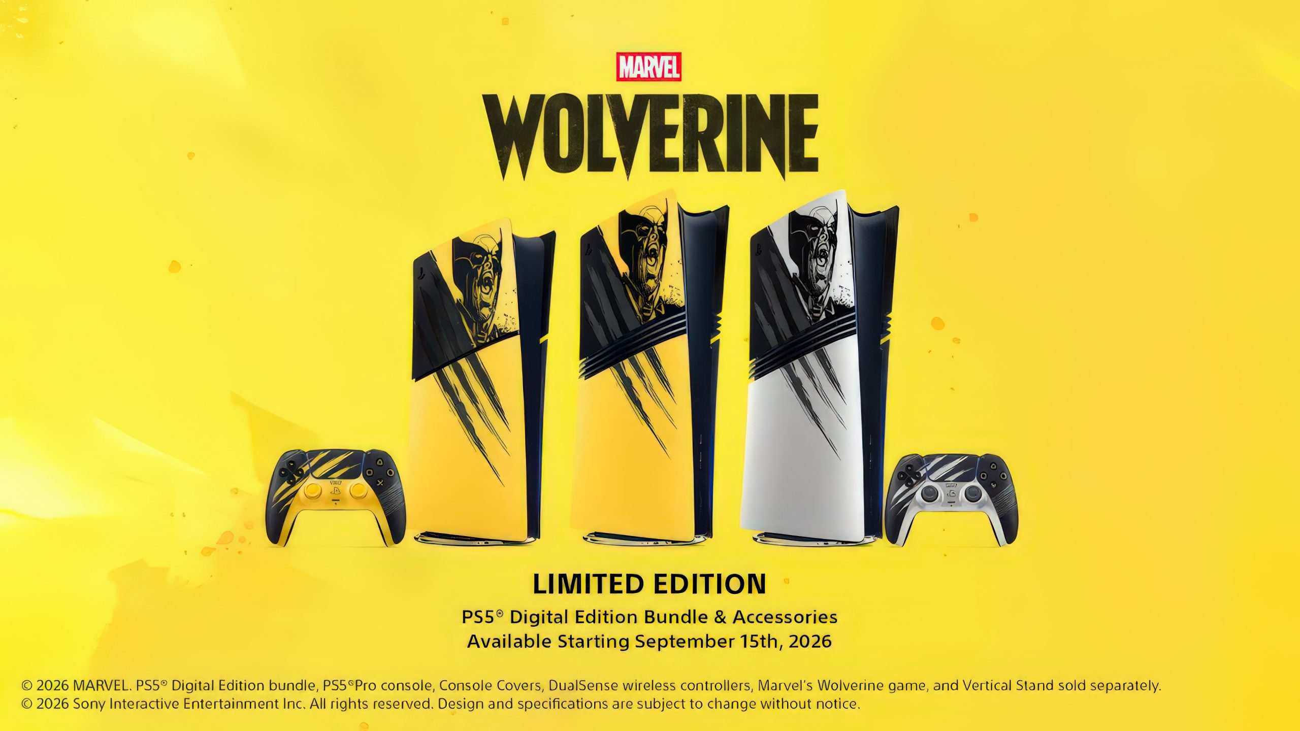 PS5 ลิมิเต็ดเอดิชั่น Marvel’s Wolverine สี Battle Yellow ที่แฟนซูเปอร์ฮีโร่ห้ามพลาด